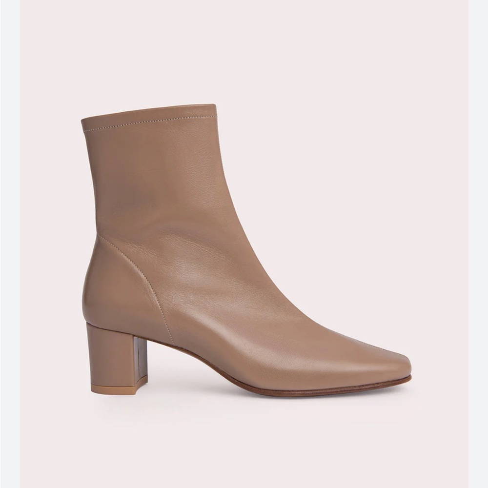 By Far Sophia booties, nude